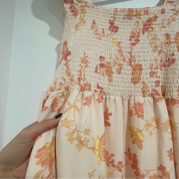 French Connection Drape Floral Frill Dress XS - Picture 4 of 6